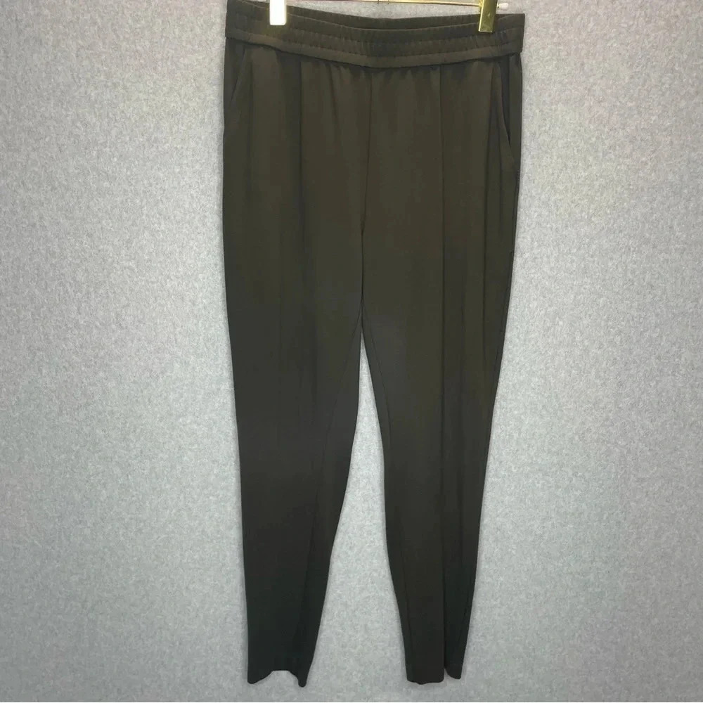 Lysse Olive Green High Rise Pull On Sweater Knit Pants